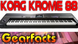 Video thumbnail for Korg Krome 88 key workstation: No place like Krome by Gearfacts