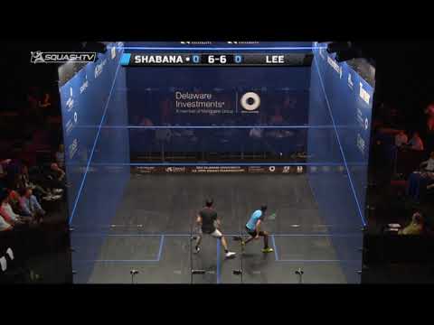 Squash tips: Max Lee's drop shot