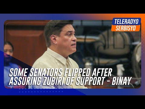 Some senators flipped after assuring Zubiri of support – Binay