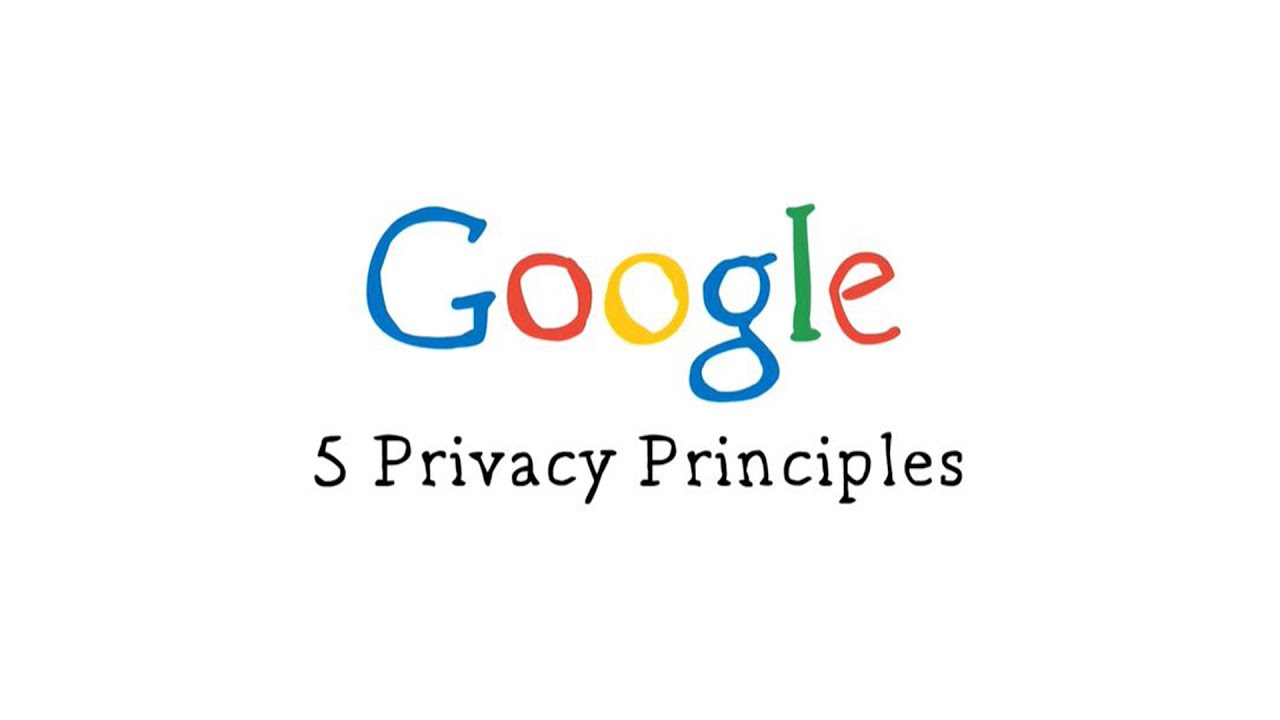 Google's Privacy Principles - YouTube