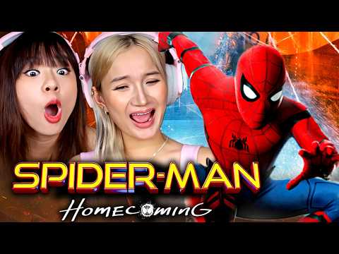 Asian Girls React | Spider-Man: Homecoming | First Time Watch