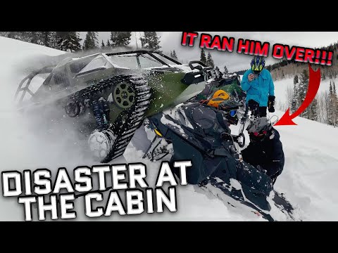 @CleetusM Ran Over @whistlindiesel With a TANK *SNOWED IN EP 1*