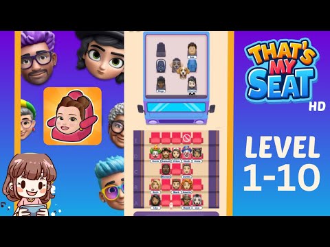 That's My Seat level 1-10 Solution Walkthrough - YouTube