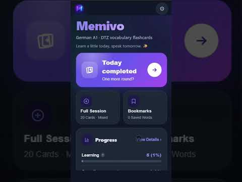 Memivo: Learn German A1–B1 video thumbnail