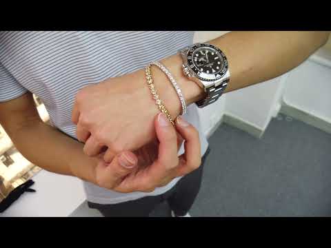 Tennis bracelet on wrist - Comparison - How to buy tennis bracelet online
