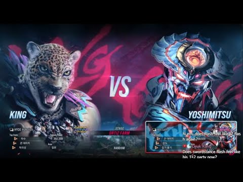 hakaioh (king) VS eyemusician (yoshimitsu) - Tekken 8 Rank Match