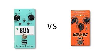 Video thumbnail for Seymour Duncan 805 vs Cusack Screamer V2 by shnobel