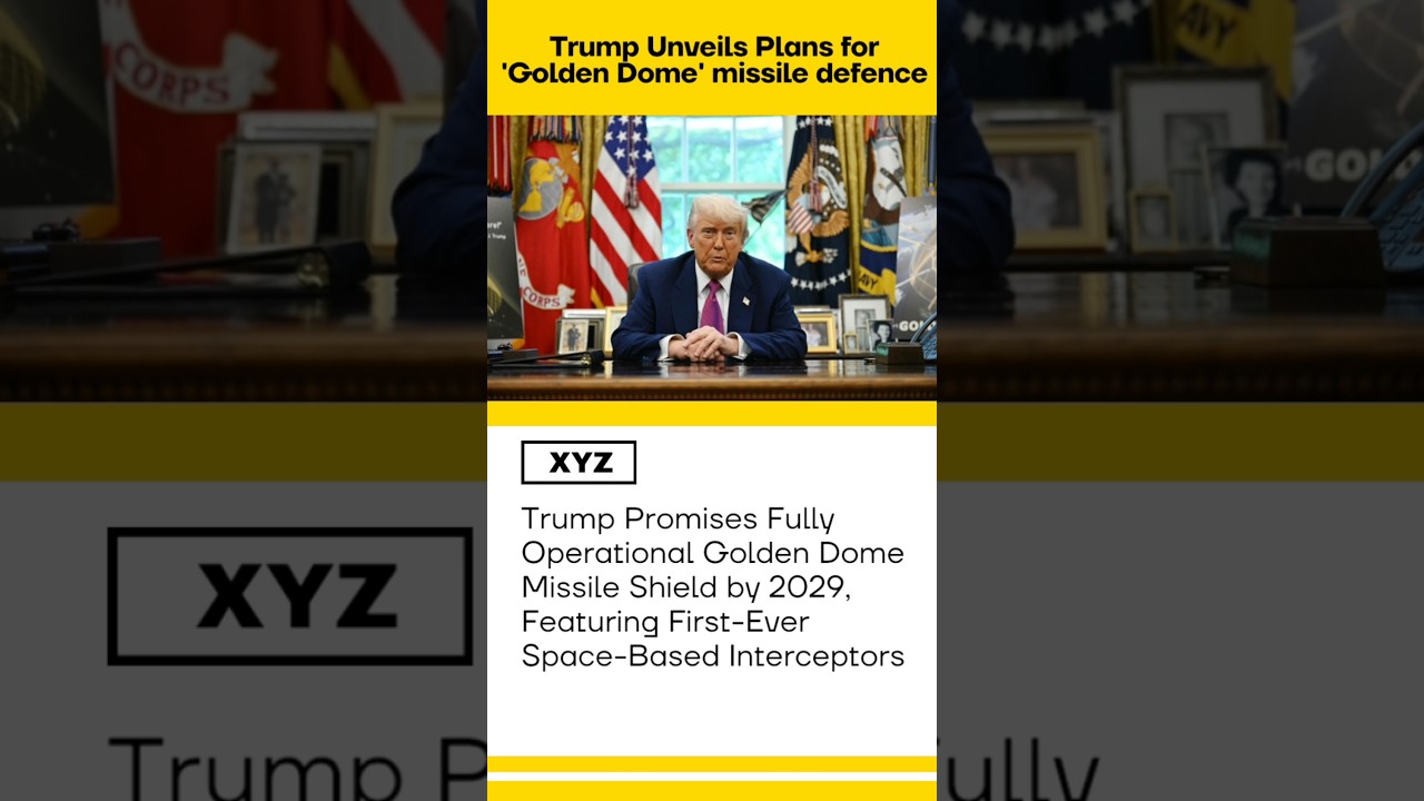 Trump Announces Golden Dome Missile Defense Plan with Space-Based Interceptors