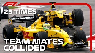 [閒聊] 25 Times F1 Team Mates Crashed Into Ea