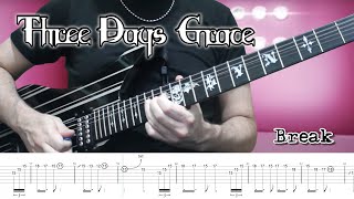 Three Days Grace - Break (Guitar Cover + TABS)