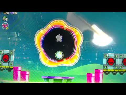 Super Mario Bros Wonder rytmiczne piąchy bowsera