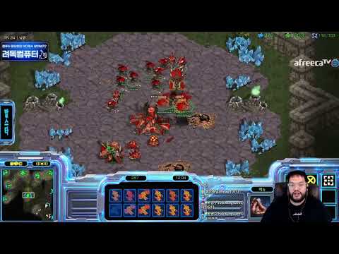 [1.8.22] SC:R 1v1 (FPVOD) Larva (Z) vs (P) Fighting Spirit