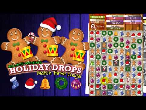 Holiday Drops - Match 3 puzzle Video