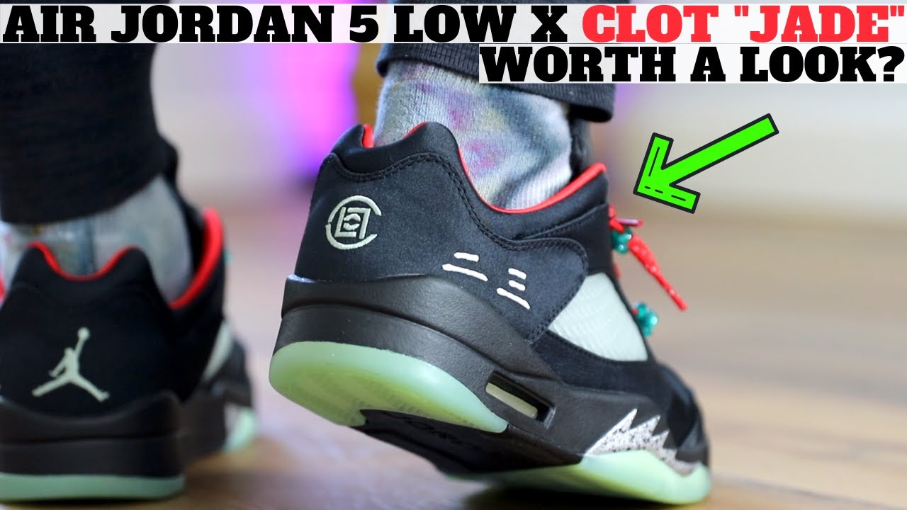Worth A Look Air Jordan 5 Low x CLOT Jade Anthracite Review + On Feet