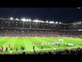 amazing old trafford atmosphere & The Players' Entrance