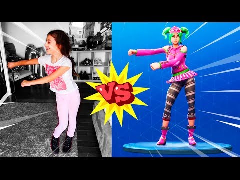 DESAFIO DAS DANÇAS DE FORTNITE ! (NA VIDA REAL)