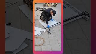 Ceramic Tile Cutting Process with Precise Results