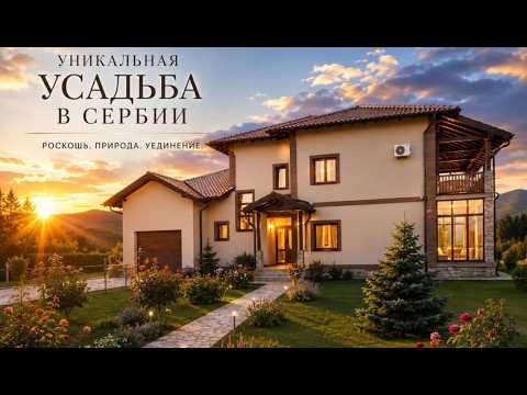Усадьба мечты в Сербии | Поместье 326 м² на участке 7600 м²