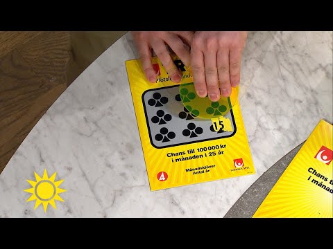 Nyhetsmorgons hittills yngste trisskrapare blev miljonär: "Satsar på boendet" - Nyhetsmorgon (TV4)