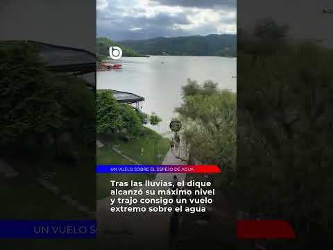 🚀 UN VUELO DE TIROLESA SOBRE EL DIQUE EN EL CADILLAL