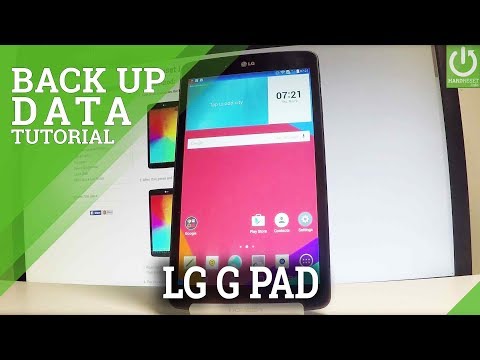 How to Back Up Data on LG G Pad - Enable Google Backup