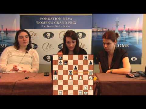 Press Conference Round 8: Nana Dzagnidze (GEO) - Kateryna Lagno (UKR)