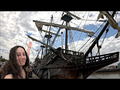 Aboard A Beautiful "PIRATE SHIP"! Galeón Andalucía 17th Century Galleon Replica! (Yarmouth, Norfolk)