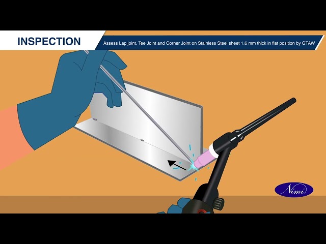 Lap, Tee, and Corner Joints-SS sheet-1.6 mm thick-flat position