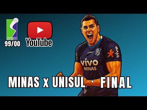 🏐 Final da Superliga 1999/00 – Telemig Celular/Minas  x Unisul |SportTV / Rede Globo | Florianópolis