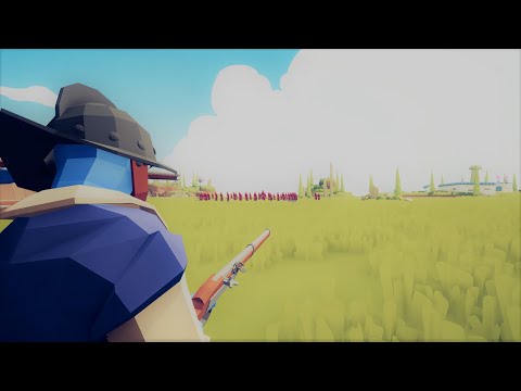 Totally accurate battle simulator 20 musketeers vs 60 farmers(Tabs)