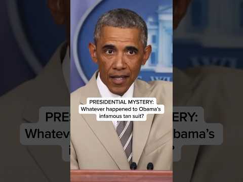 PRESIDENTIAL MYSTERY: Whatever happened to Obama's infamous tan suit?