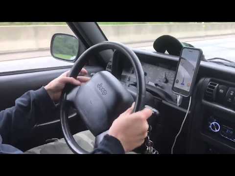 Death Wobble dall'interno di una Jeep Cherokee XJ