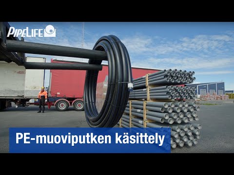 Pipelife PE-muoviputken käsittely}
