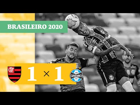 Flamengo 1 x 1 Grêmio - Gols - 19/08 - Brasileirão 2020