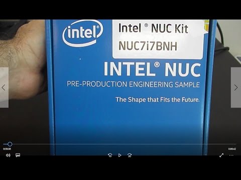 New Intel NUC 7th Gen i7 NUC7i7BNH Unboxing. First Look-Simply NUC