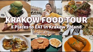 Krakow Food Tour! 8 Places to EAT in Krakow Poland