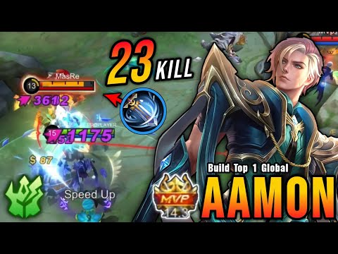 23 Kills!! Aamon One Hit Build (PLEASE TRY) - Build Top 1 Global Aamon ~ MLBB