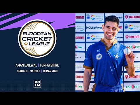 POTM: A.Bailwal - FOR vs BRN | Highlights European Cricket League 2023 Group D Day 2 ECL23 ECL23.050