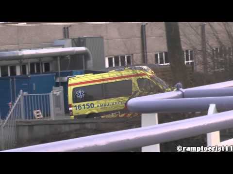 Otaris Ambulance 16-150 met spoed naar een melding in Gouda