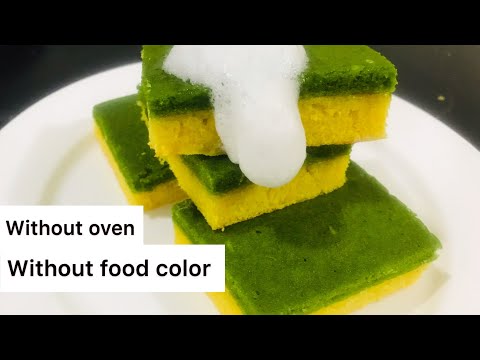 Dish Wash Sponge Cake Without Food Color // How To Make Edible Sponge Cake