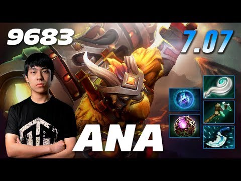 ANA Mid Earthshaker - 9683 MMR - Dota 2 Patch 7.07