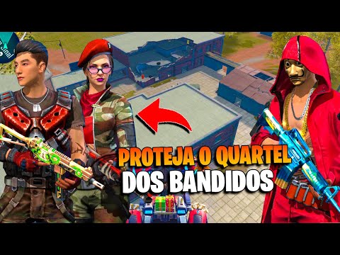 PROTECTING THE QUARTERS FROM DANGEROUS BANDITS IN FREE FIRE BIN #freefire #ff