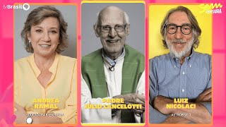 🔴 SEM CENSURA RECEBE PADRE JÚLIO LANCELLOTTI, LUIZ NICOLACI E ANDREA RAMAL