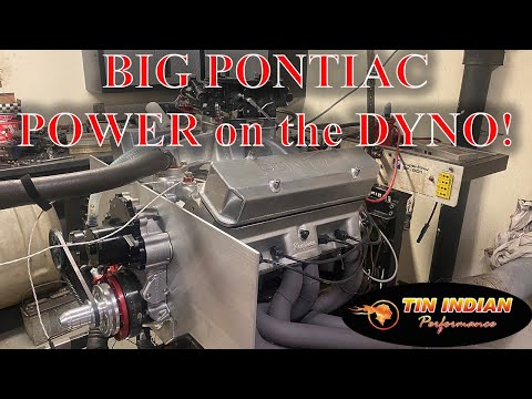 Pontiac 535 engine makes BIG POWER on the dyno
