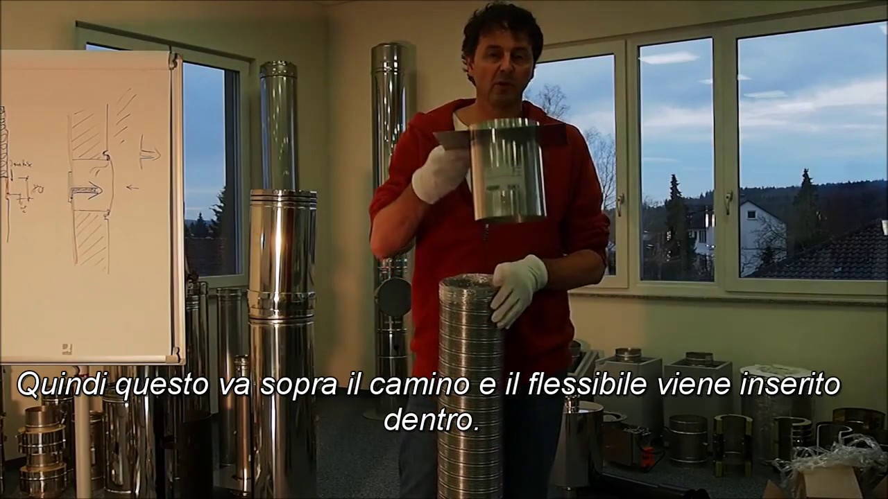 Installare una canna fumaria flessibile