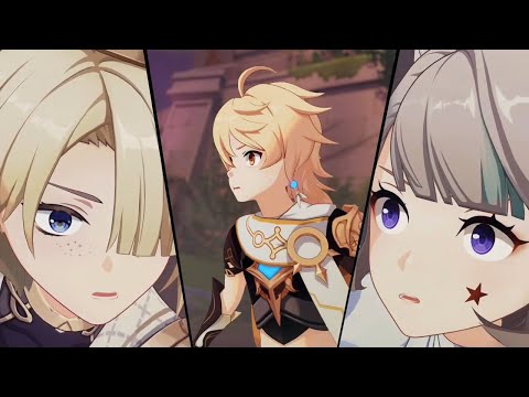 Arlecchino vs Traveler Duel (Full Fight) (Cutscene) | Knave aka Father Story Quest | Genshin Impact