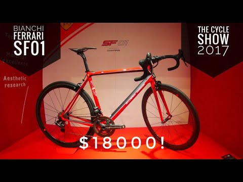 The $18,000! Bianchi Ferrari SF01 - The Cycle Show 2017