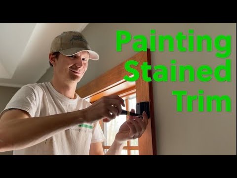 Painting Over Stained Window Trim | 4 Steps To Getting it DONE