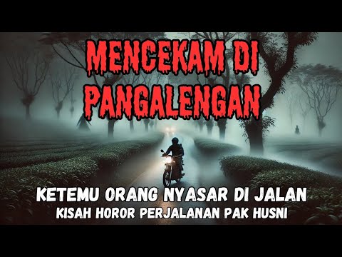 HORROR STORY OF MR. HUSNI'S TRAVEL ❗MEETING A LOST PERSON ON THE ROAD IN PANGALENGAN❗MYSTERY STOR...