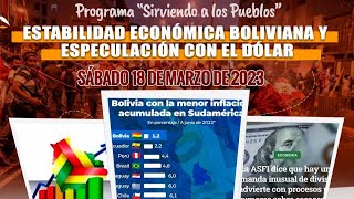 ESTABILIDAD ECONÓMICA BOLIVIANA Y ESPECULACIÓN CON EL DÓLAR